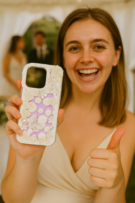 🌸 Pearl Blossom Butterfly Case: Where Dreams Bloom in 3D! ✨🦋