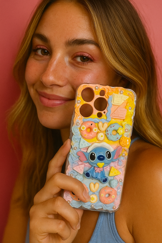 🧁 Stitch's Dessert Heist: Your Phone's New Kawaii BFF! 🍩✨