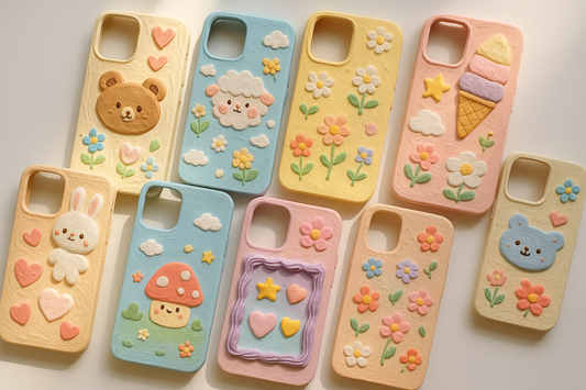 Coques de téléphone uniques, artisanales et mignonnes