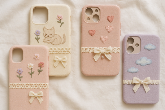 Des coques de téléphone mignonnes faites main, uniques au monde