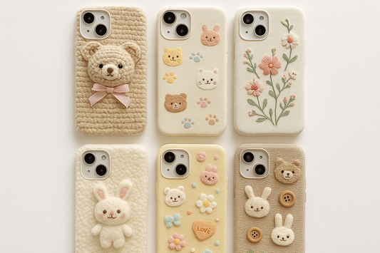 Fundas de teléfono adorables hechas a mano, únicas en el mundo