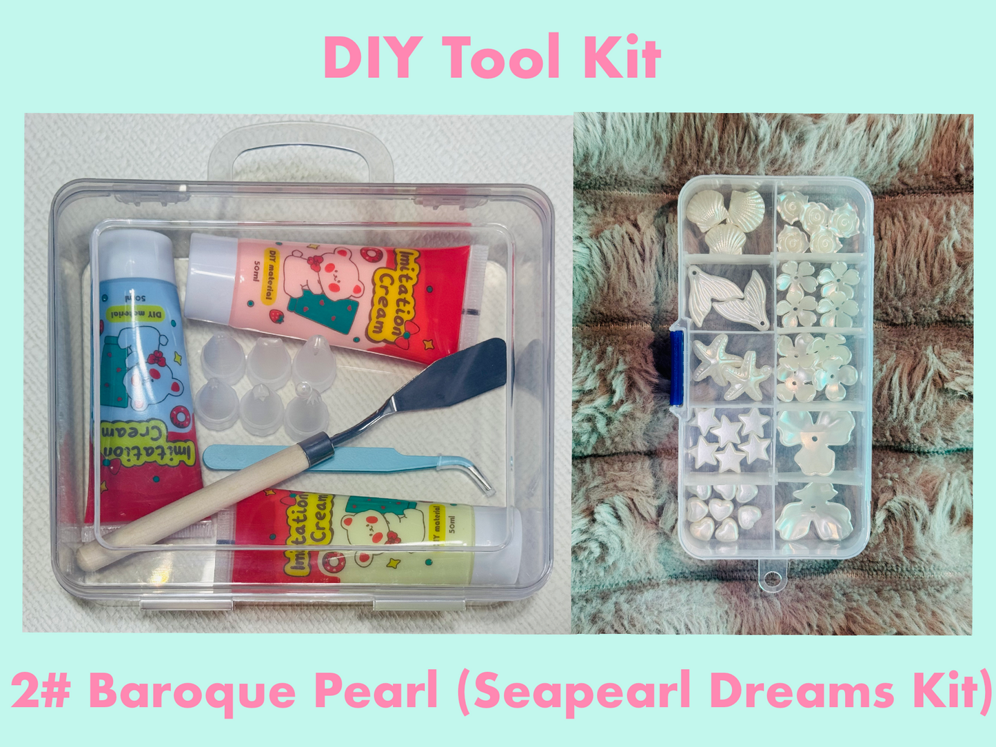 DIY Tool Kit + 2# Baroque Pearl (Seapearl Dreams Kit)