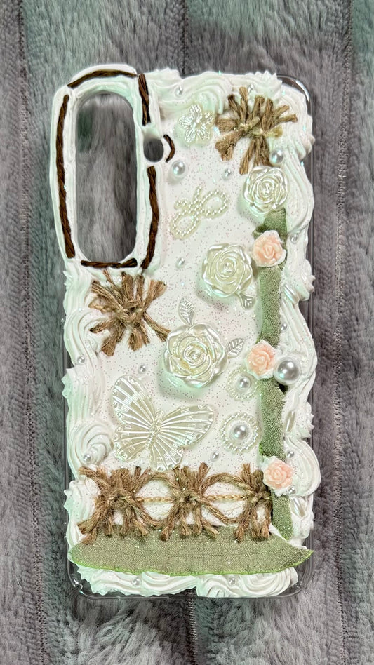 Butterfly Garden Whipped Cream Phone Case 🌸🦋