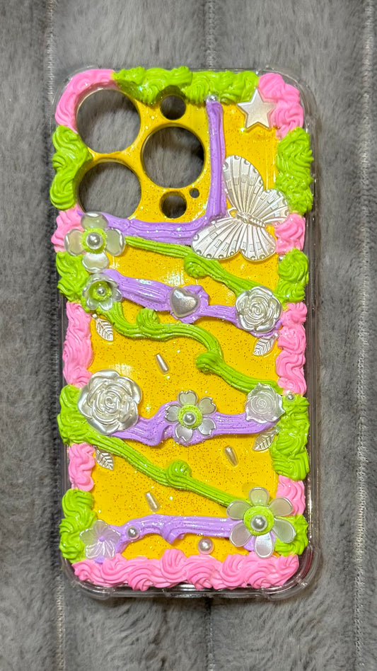 3Celestial Garden | Luxury Handmade Whipped Cream Phone Case.2