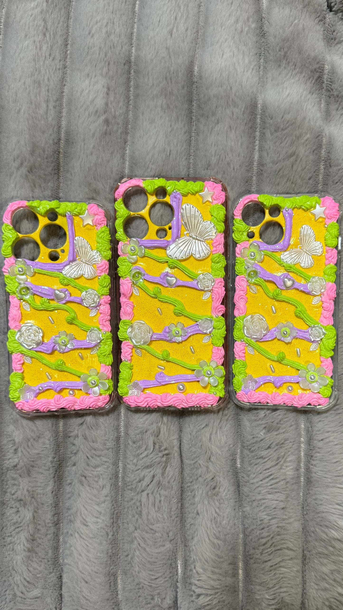 3Celestial Garden | Luxury Handmade Whipped Cream Phone Case.4