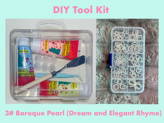 DIY Tool Kit + 3# Baroque Pearl (Dream and Elegant Rhyme)