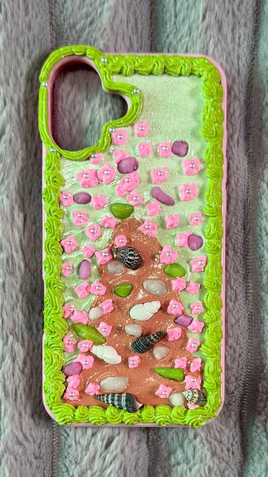 Dreamy Pearl Blossom Cream Phone Case – Handmade Fantasy.2