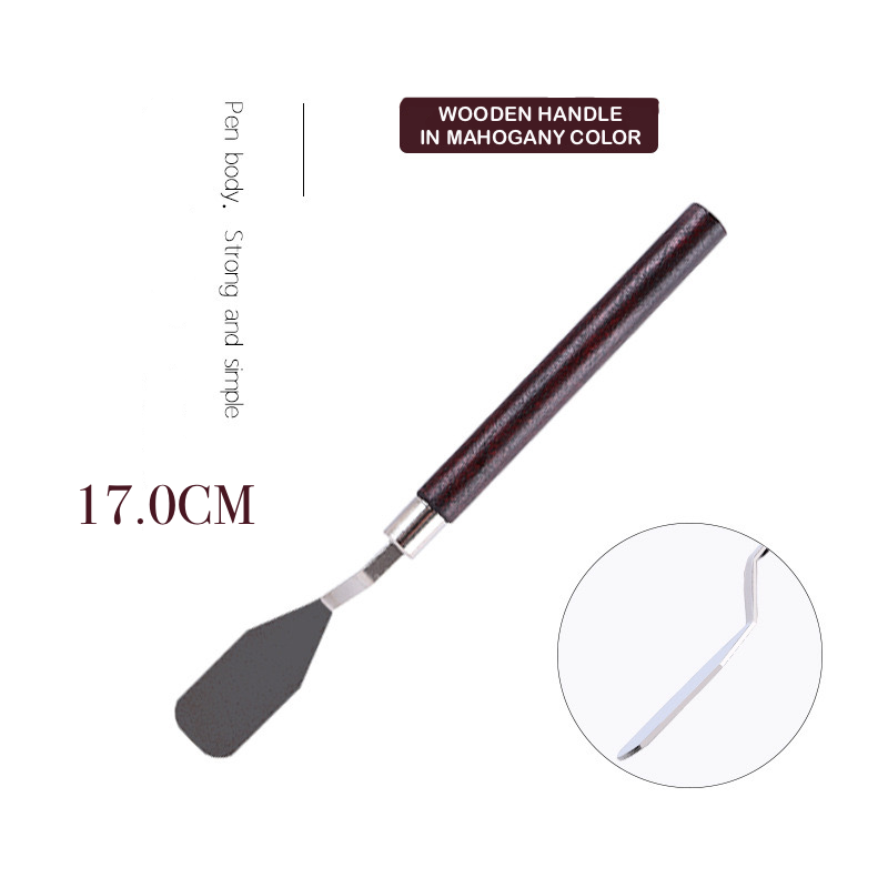 Art Scraper - Raw Wood Pole\Mahogany Pole