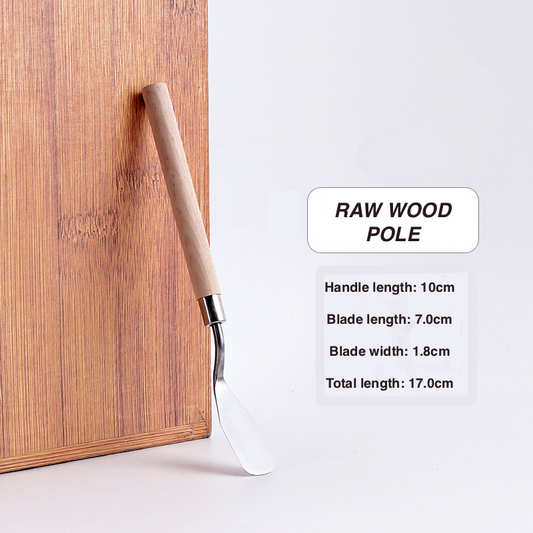 Art Scraper - Raw Wood Pole\Mahogany Pole