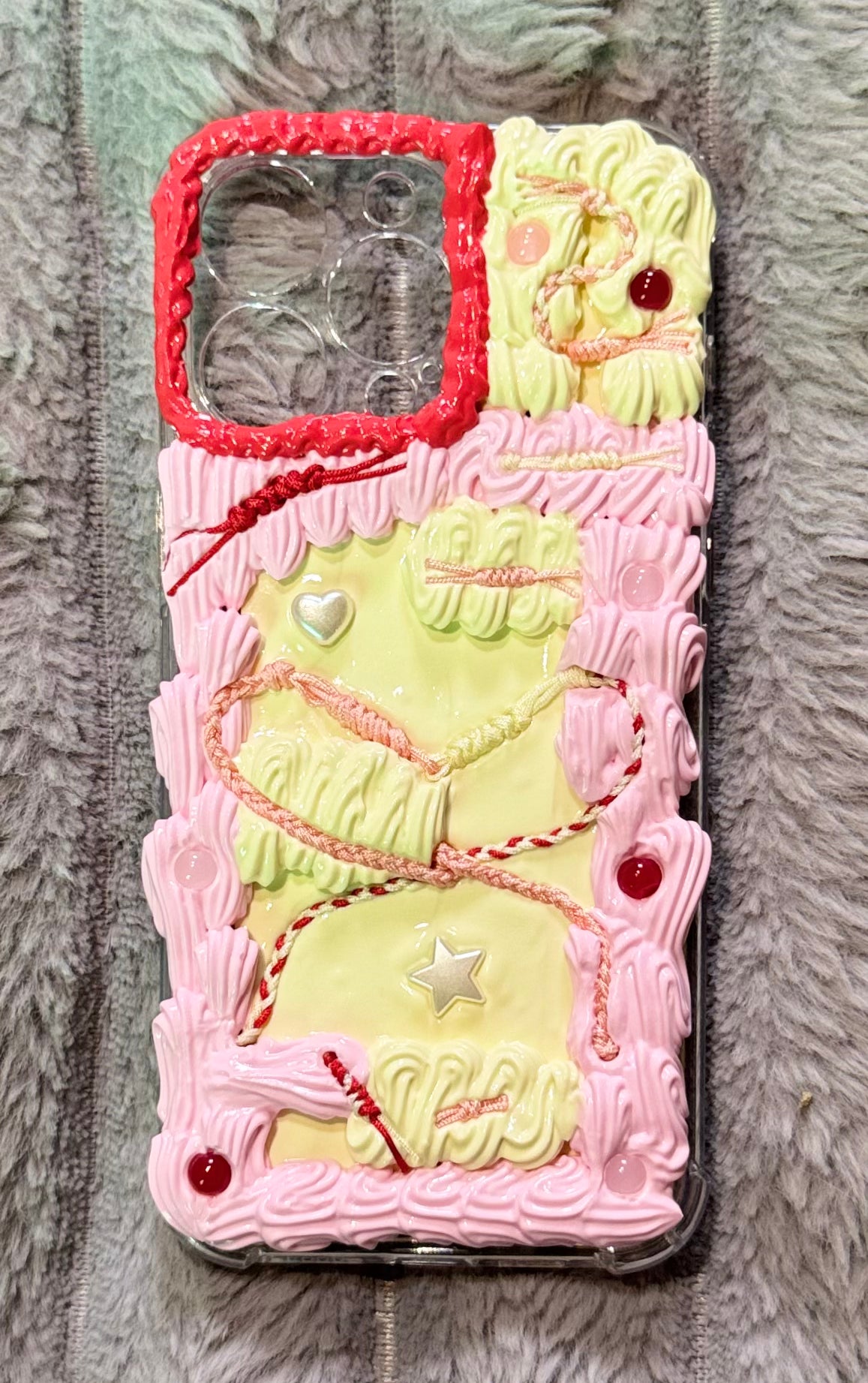 "Cord - Woven Heart Charm Phone Case"