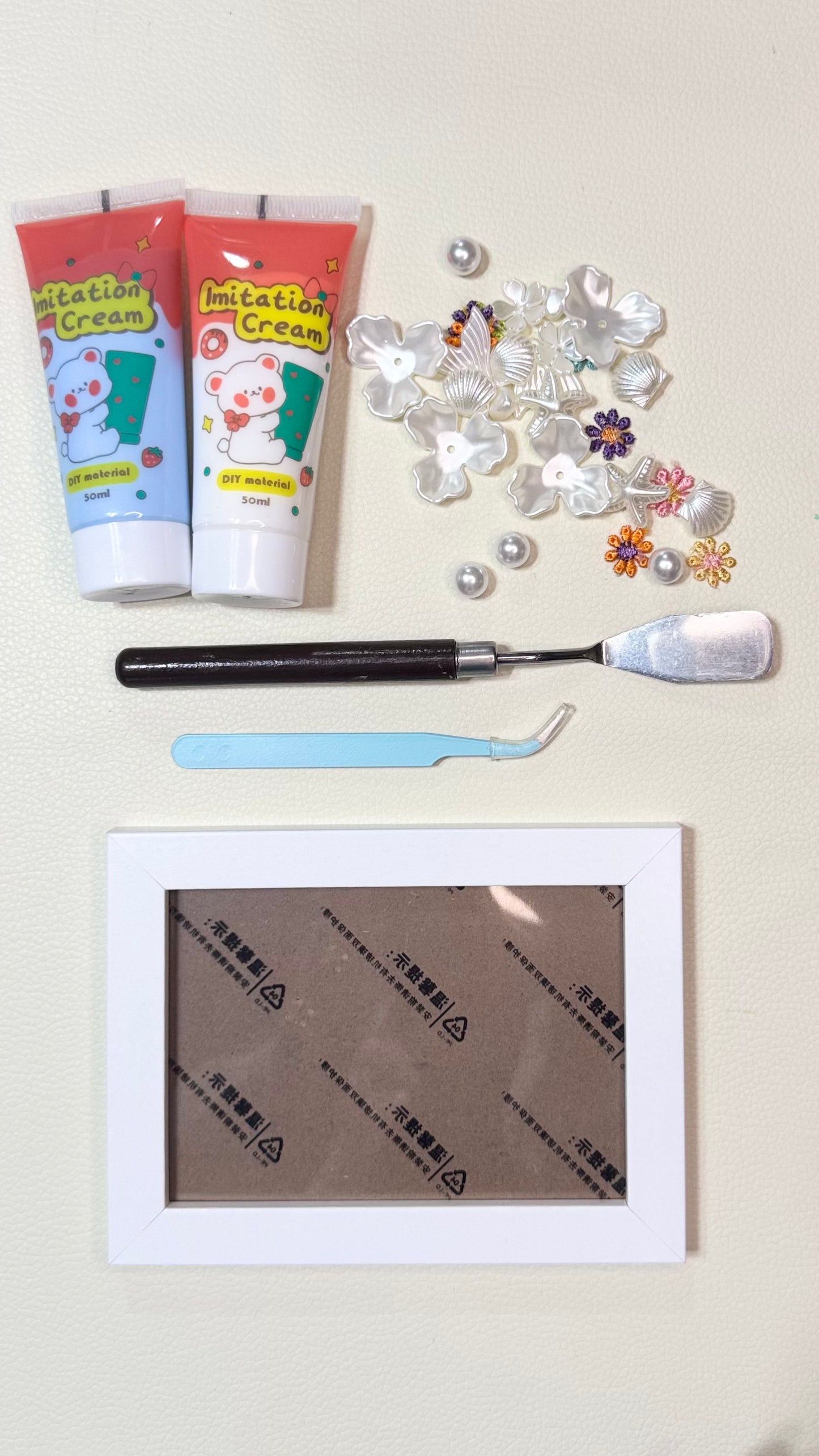 Handmade Ocean-Themed Resin Picture Frame – Beachcore Aesthetic Decor