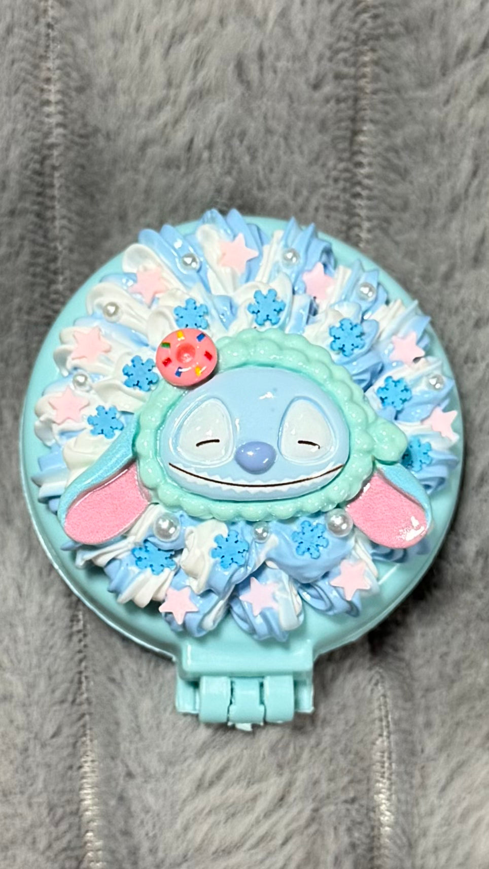 Cute Foldable Air Cushion Hair Brush – Kawaii Travel Detangler for Smooth, Frizz-Free Hair