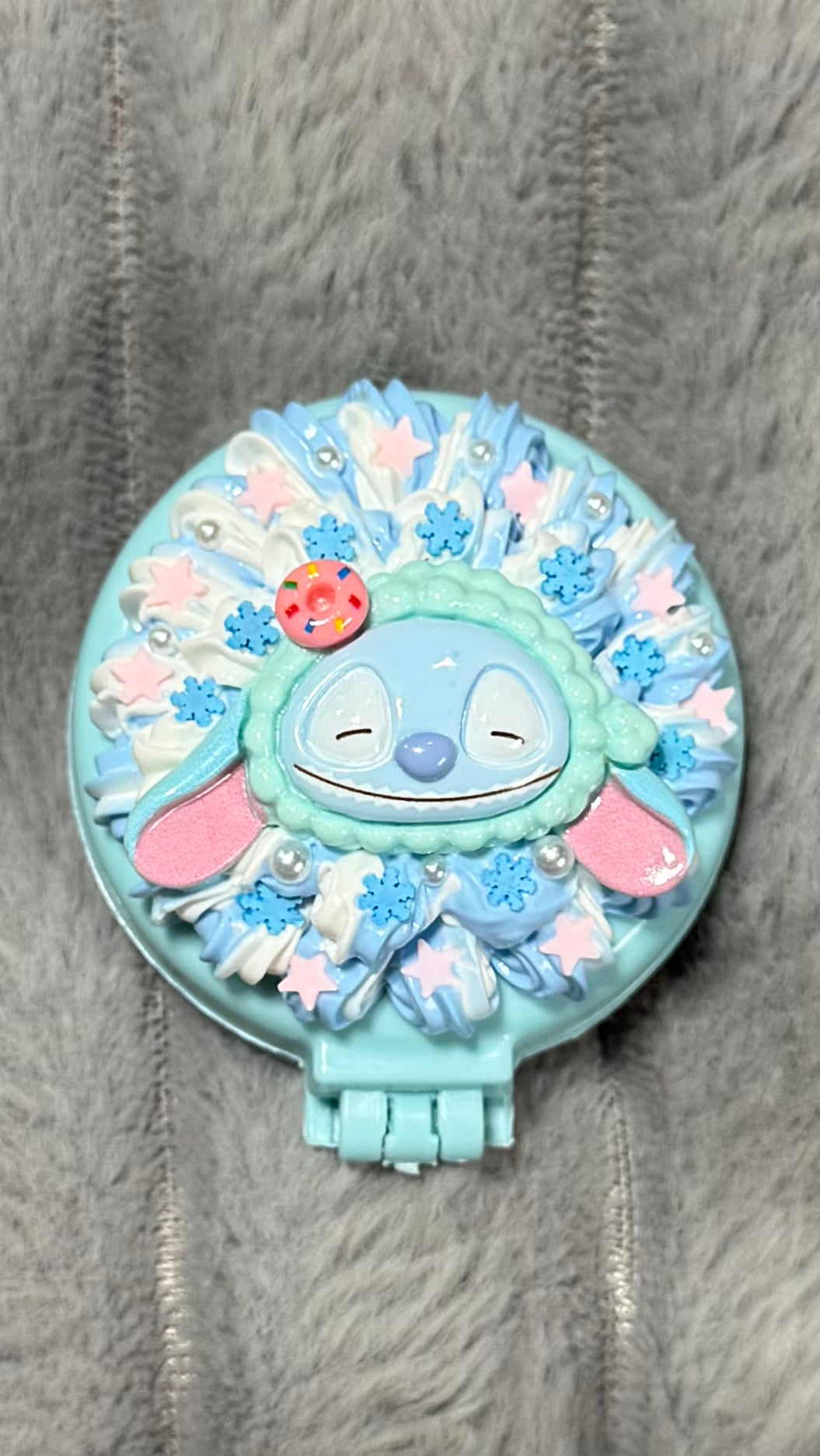 Cute Foldable Air Cushion Hair Brush – Kawaii Travel Detangler for Smooth, Frizz-Free Hair