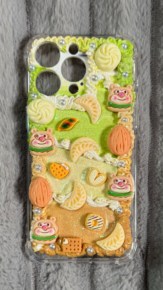 Cute Handmade Asian Food Theme Phone Case