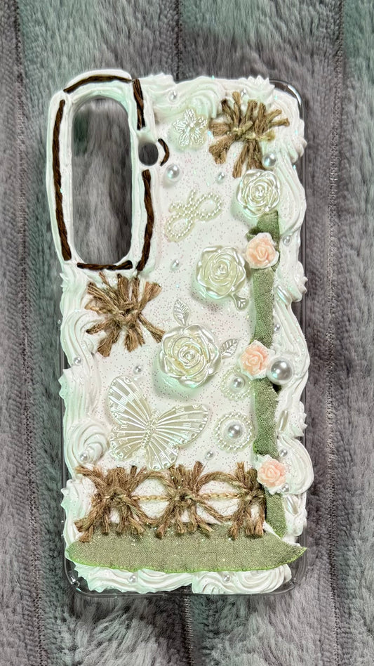 Butterfly Garden Whipped Cream Phone Case 🌸🦋