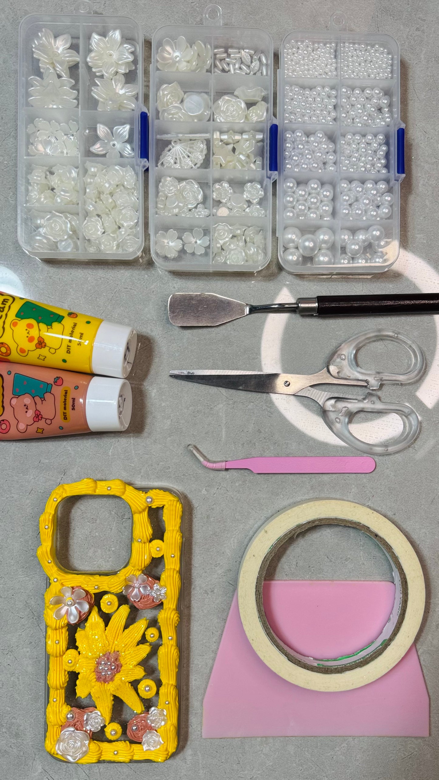 Sunny Bloom Whipped Cream Phone Case