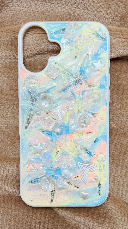 Ocean Starfish Phone Case – Pastel Sea-Inspired Design