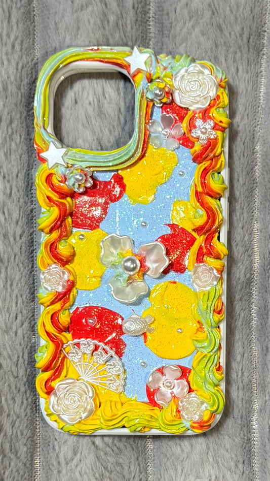 Rainbow Whipped Cream Dream iPhone Case