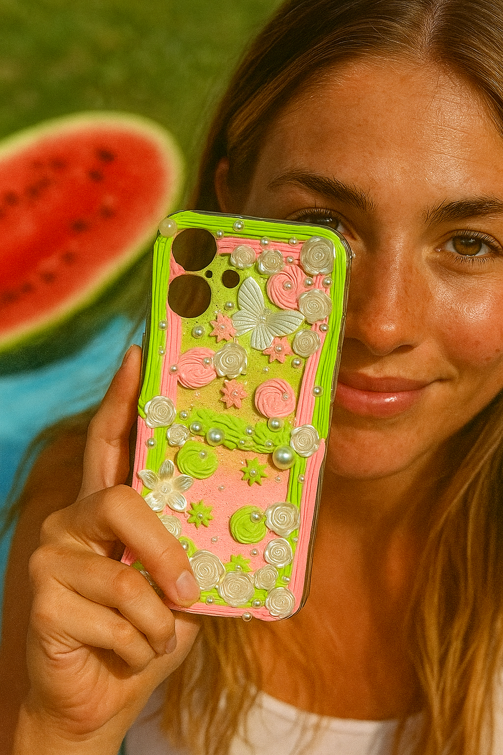 🍓 Summer Fruit Garden Case: A Juicy Paradise for Your Phone! 🍋🌸