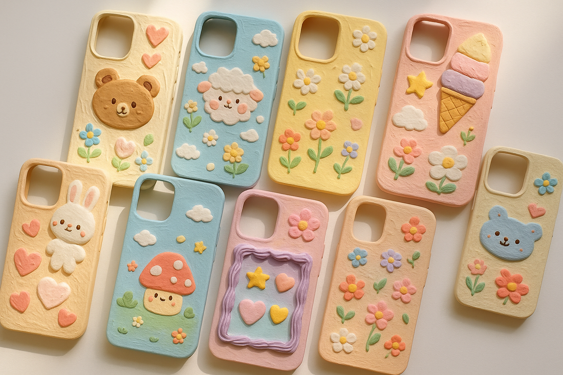 Coques de téléphone uniques, artisanales et mignonnes