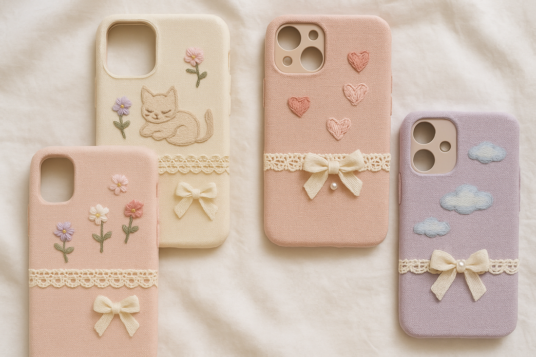 Des coques de téléphone mignonnes faites main, uniques au monde