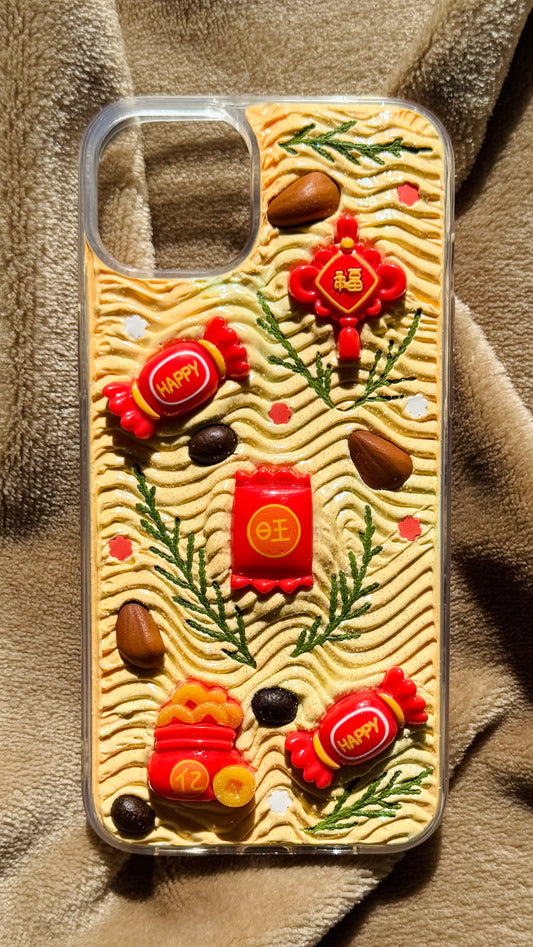 Lucky Red Knot Chinese New Year Phone Case – Handmade