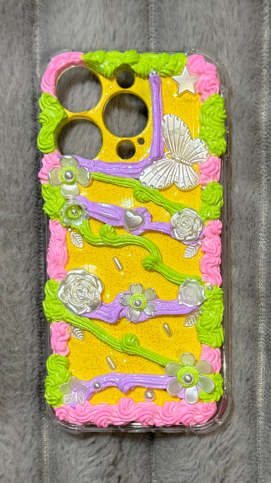 3Celestial Garden | Luxury Handmade Whipped Cream Phone Case
