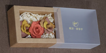 Handcrafted Rose Incense Blossoms for Relaxation & Home Aroma