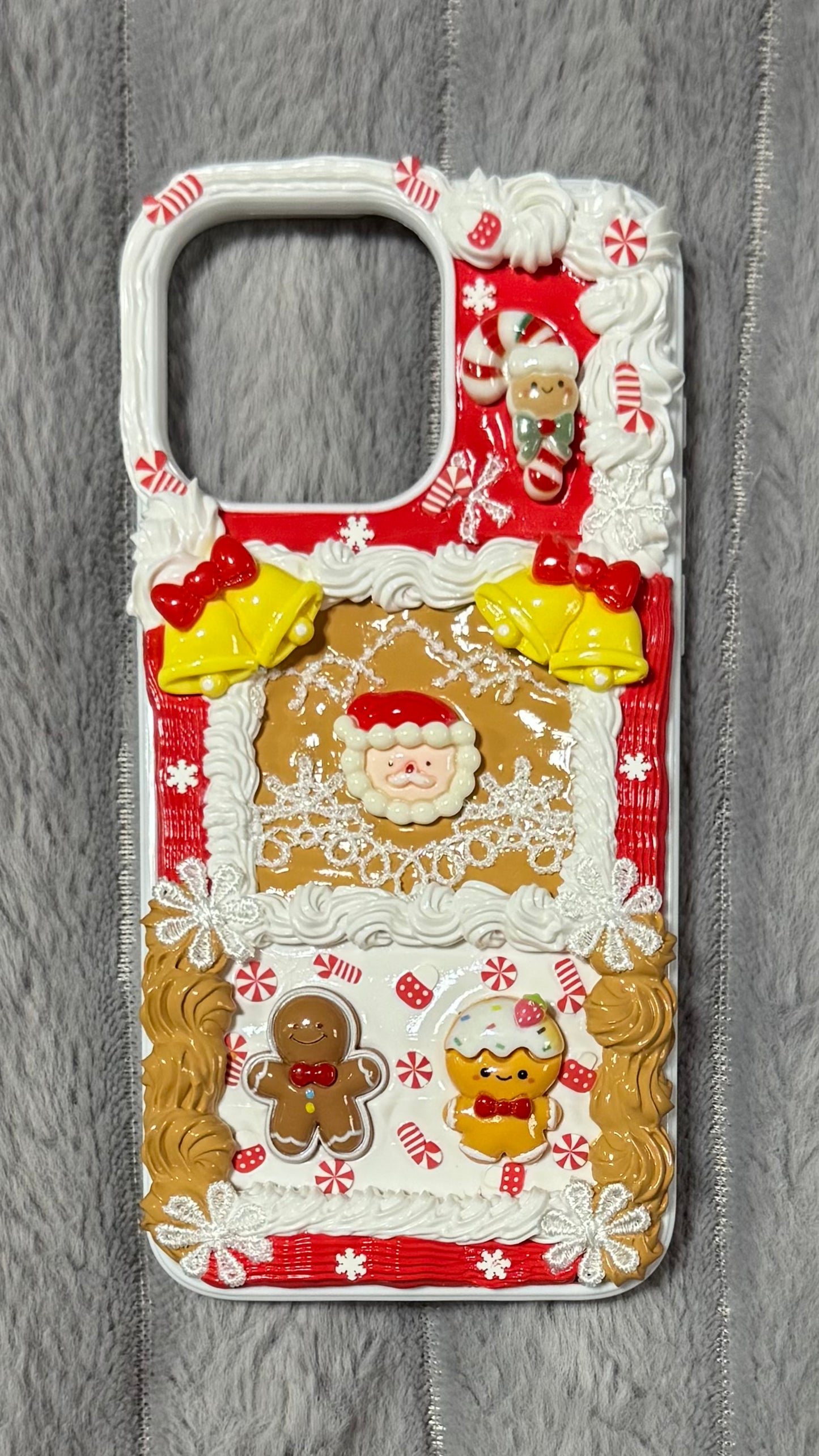Christmas Candy Gingerbread Dream Phone Case – Handmade
