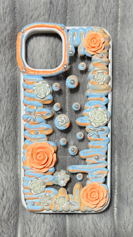 Dreamy Pastel Blossom Cream Phone Case 🌸💙.2