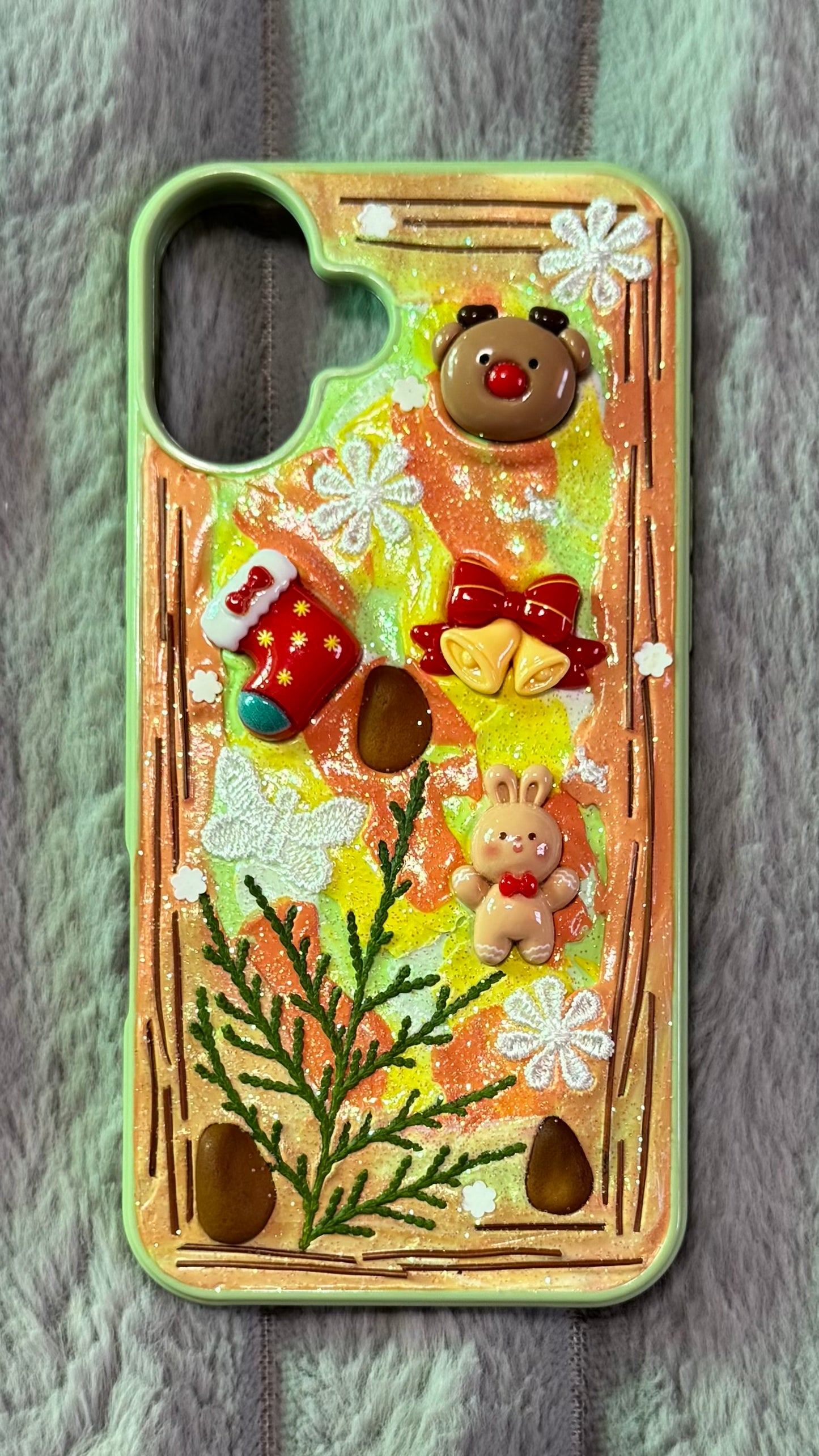 Handmade Christmas Forest Fantasy Phone Case
