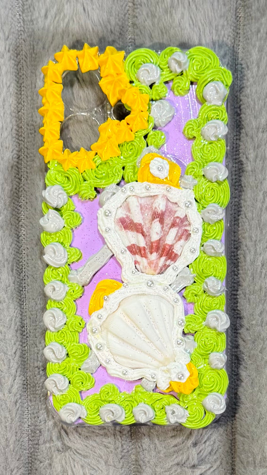 ✨ Dive into a Dream: Handmade Mermaid Seashell Decoden Phone Case! ✨