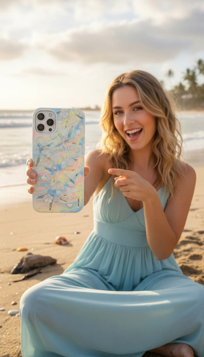 Ocean Starfish Phone Case – Pastel Sea-Inspired Design