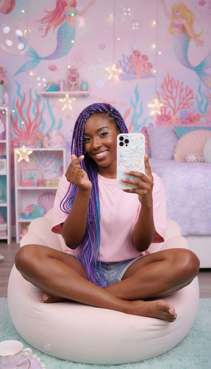 Ocean Starfish Phone Case – Pastel Sea-Inspired Design