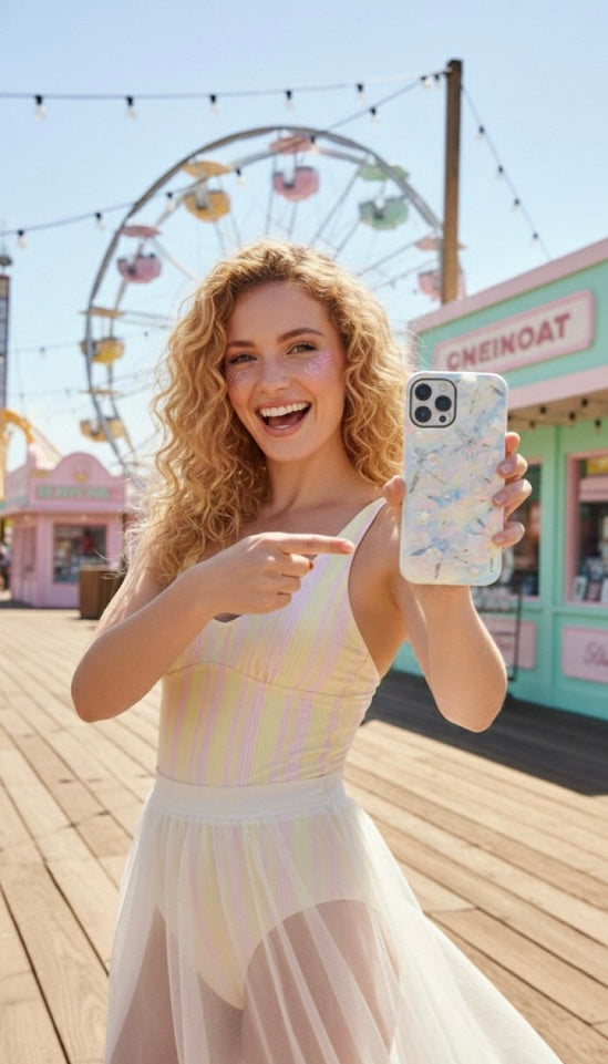 Ocean Starfish Phone Case – Pastel Sea-Inspired Design