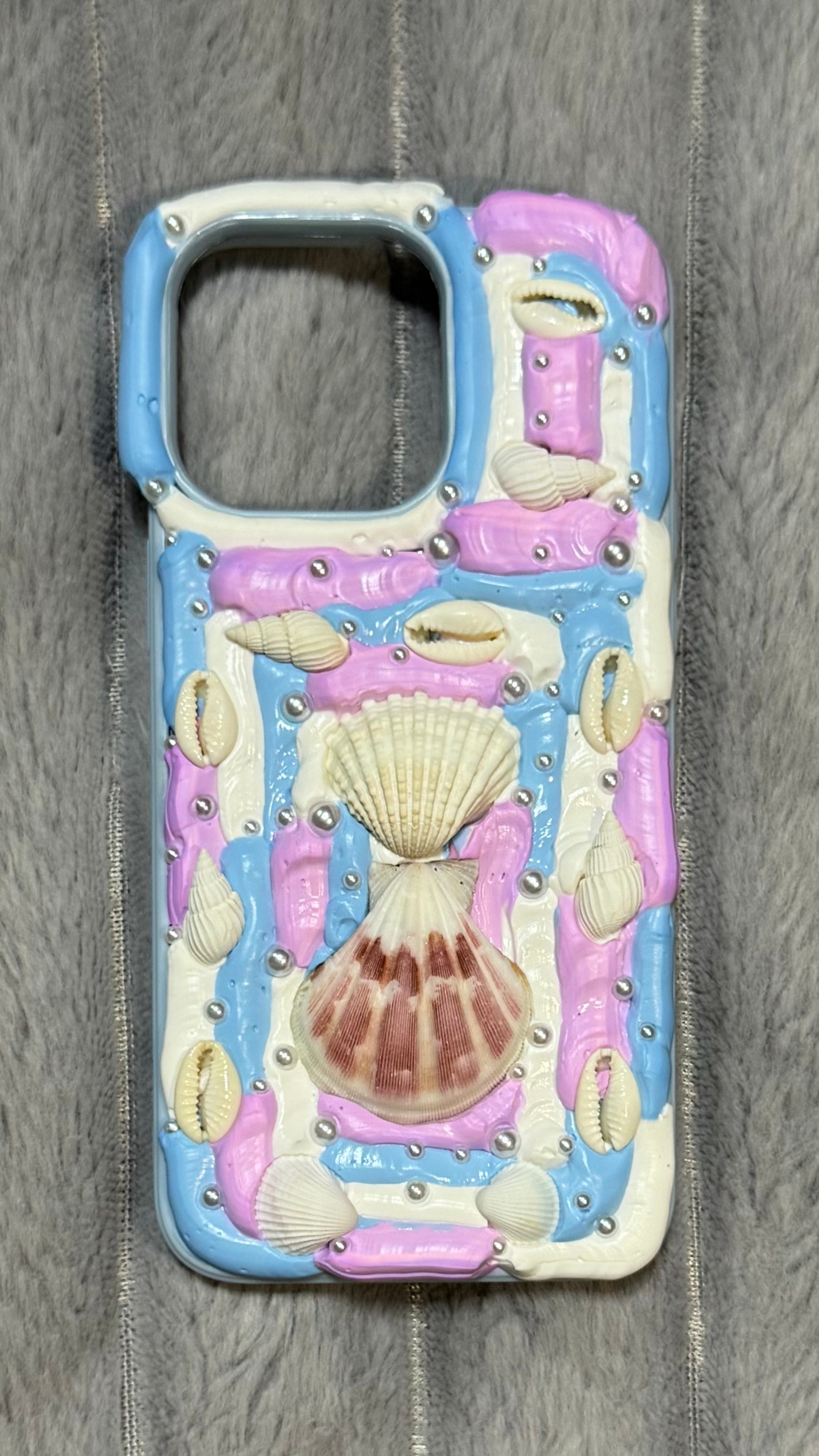 Ocean Dream Seashell Whipped Cream Phone Case 🌊🐚.2