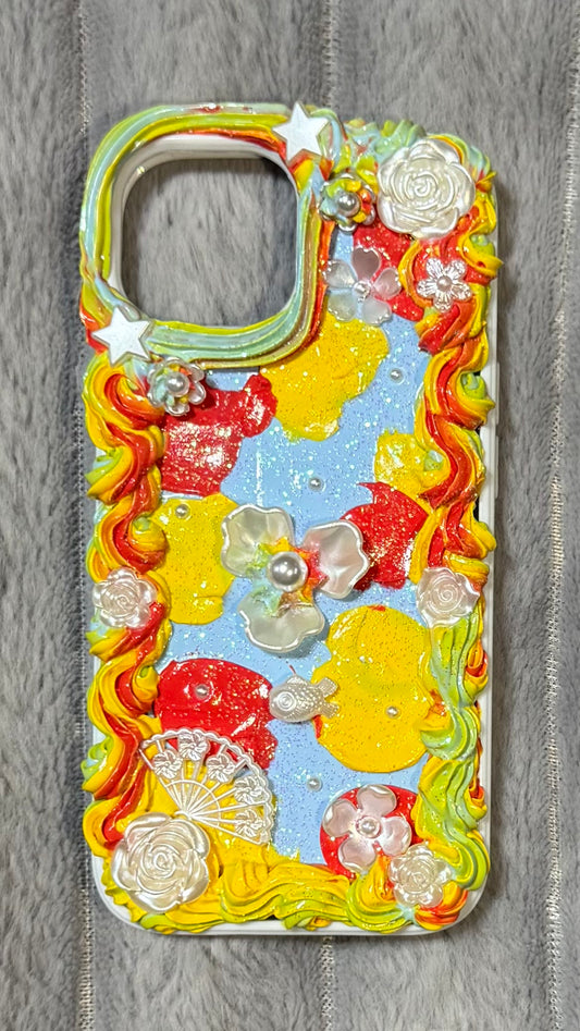 Rainbow Whipped Cream Dream iPhone Case