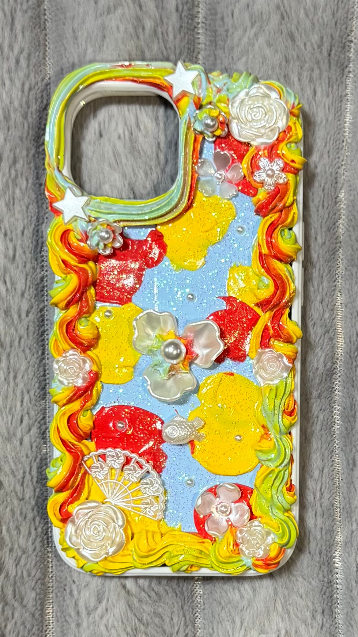 Rainbow Whipped Cream Dream iPhone Case