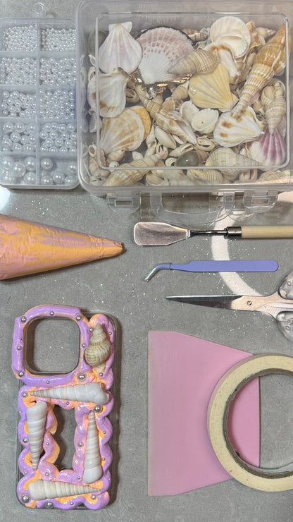 Seashell Dream Whipped Cream Phone Case – Handmade.materials