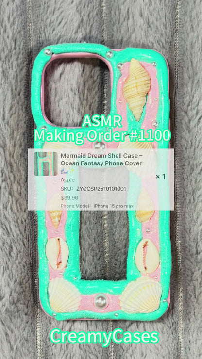 Mermaid Dream Shell Case – Ocean Fantasy Phone Cover 🌊✨