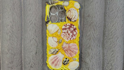 Bring the Beach to Your Pocket – Handmade Seashell Phone Case 🌊✨