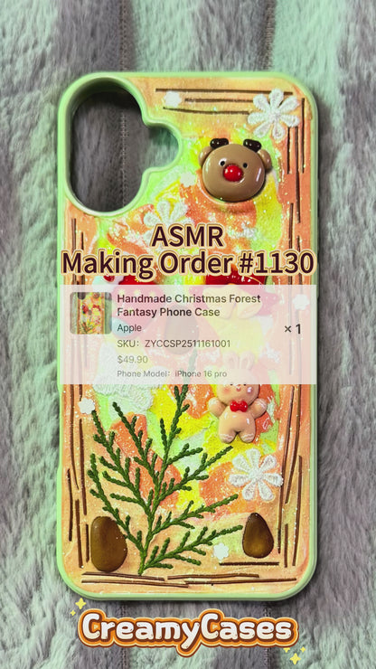 Handmade Christmas Forest Fantasy Phone Case